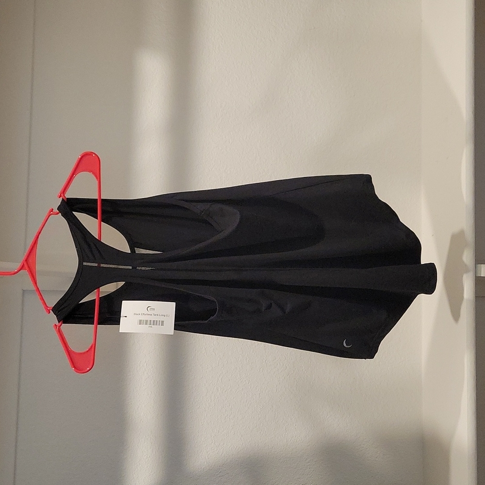 Black effortless tank long - Picture 2 of 3